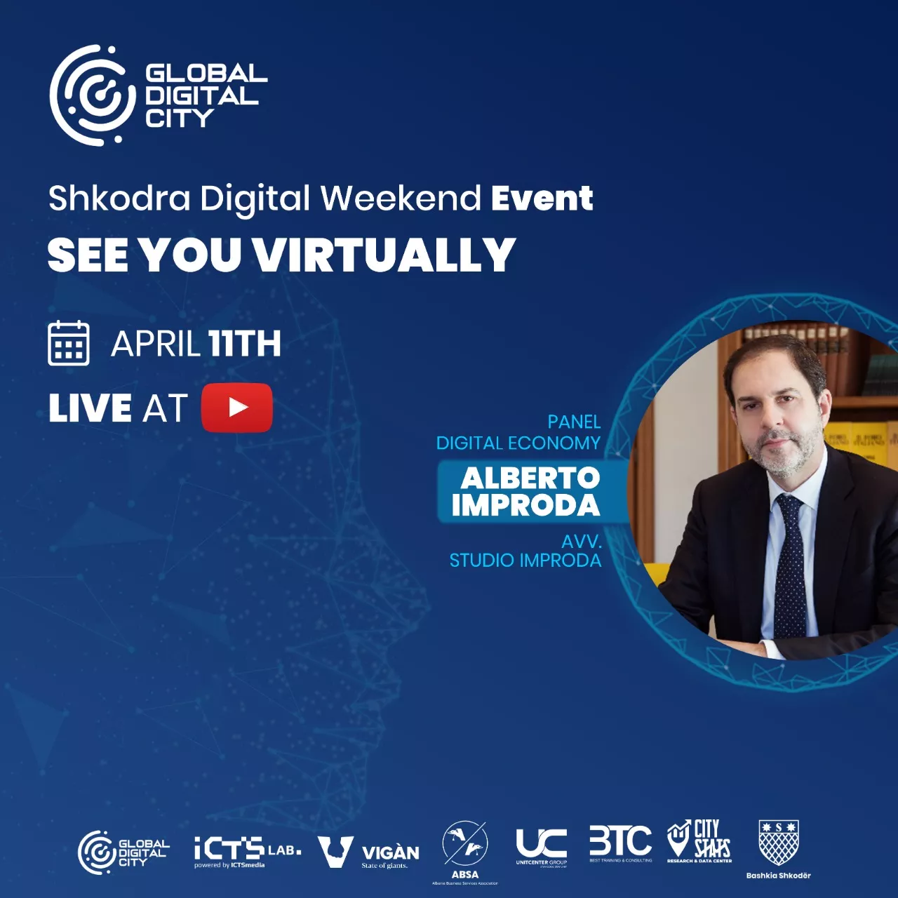 Folës në eventin Shkodra Digjital Weekend, Alberto Improda dha kontributin e tij përmes fjalës në shtimin e vlerave të këtij eventi.