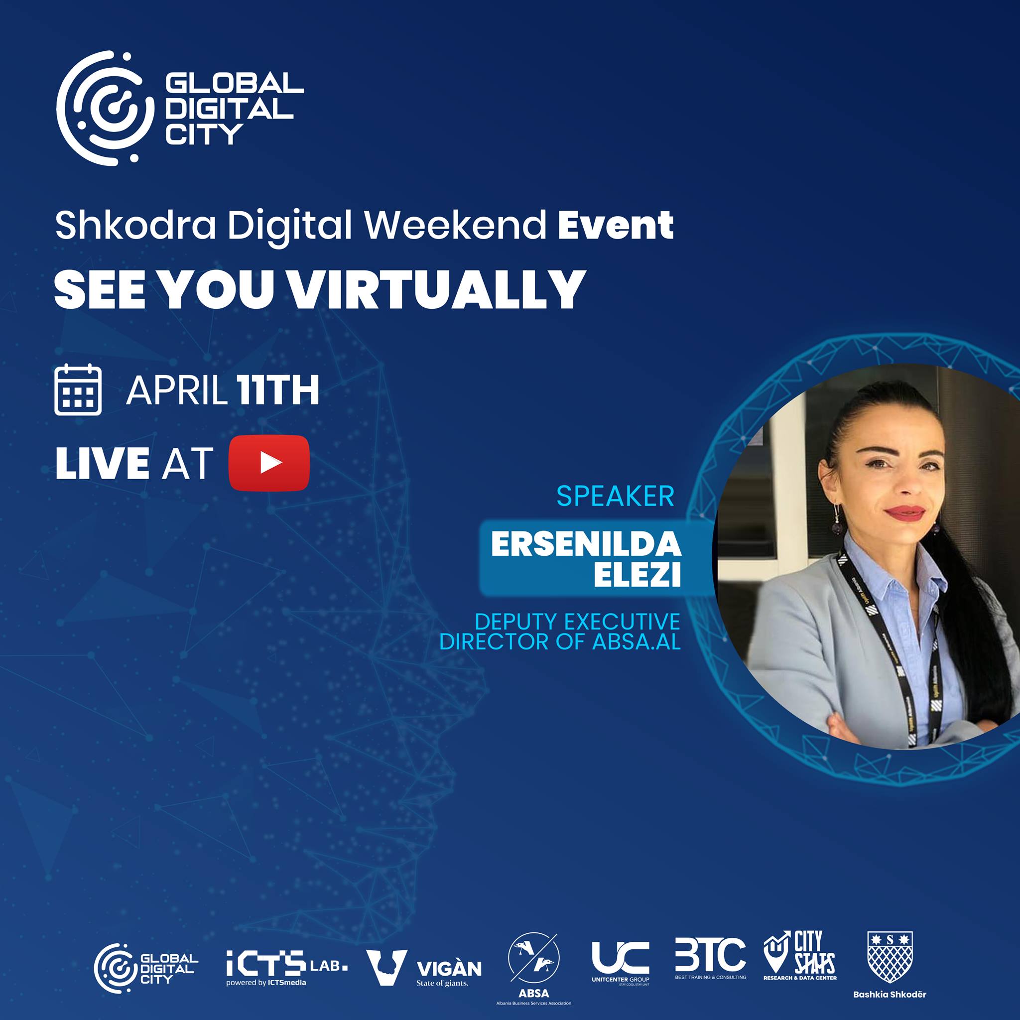 Ersenilda Elezi Albanian Business Service Association Digital Event Global Digital City